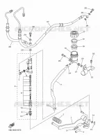 REMPOMP ACHTER voor Yamaha FZ8SA 2014