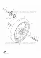 VOORWIEL voor Yamaha FZ8SA 2014