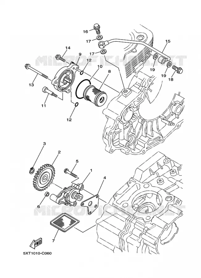 OLIEPOMP Yamaha QUAD 250 2011 RAPTOR  YFM250R