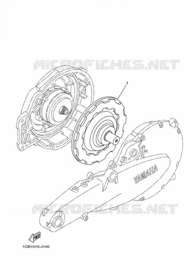 DYNAMO Yamaha SCOOTER ELECTRIC 2011 ED06  EC-03