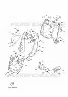 BEENSCHERM voor Yamaha YW125 2010