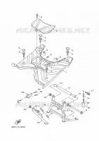 STANDAARD / VOETSTEUN voor Yamaha YW125 2010