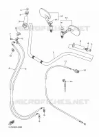 STUUR / KABEL voor Yamaha MIDNIGHT STAR 1300 UBS 2016
