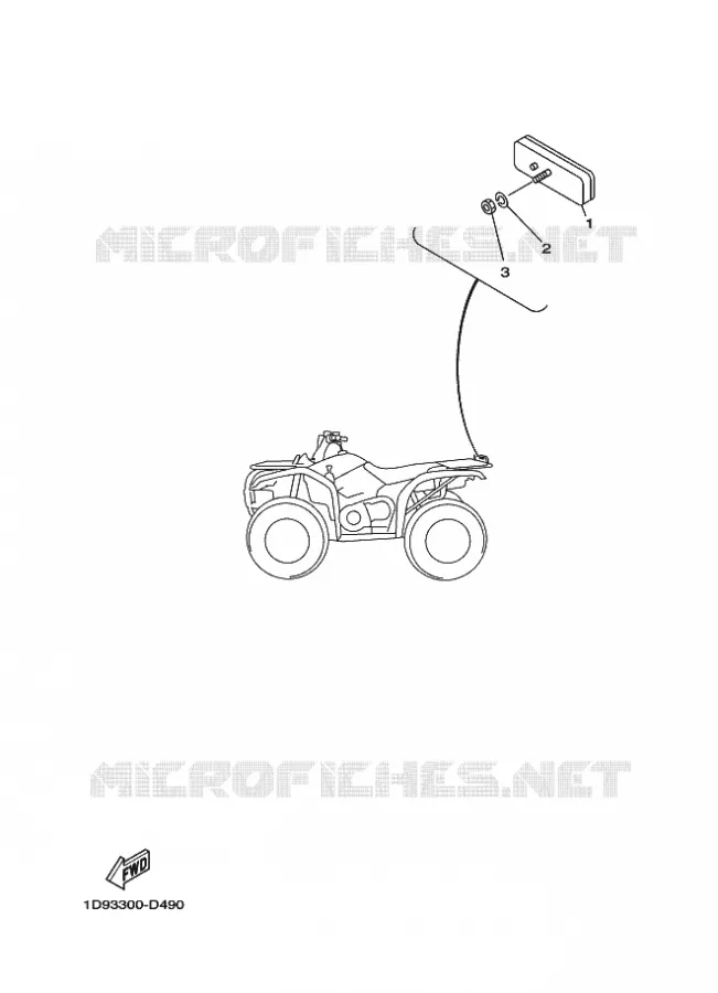ELECTRISCH 2 Yamaha QUAD 450 2012 GRIZZLY  YFM450FWA
