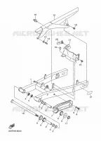 ACHTERBRUG voor Yamaha DIVERSION 600 F 2014