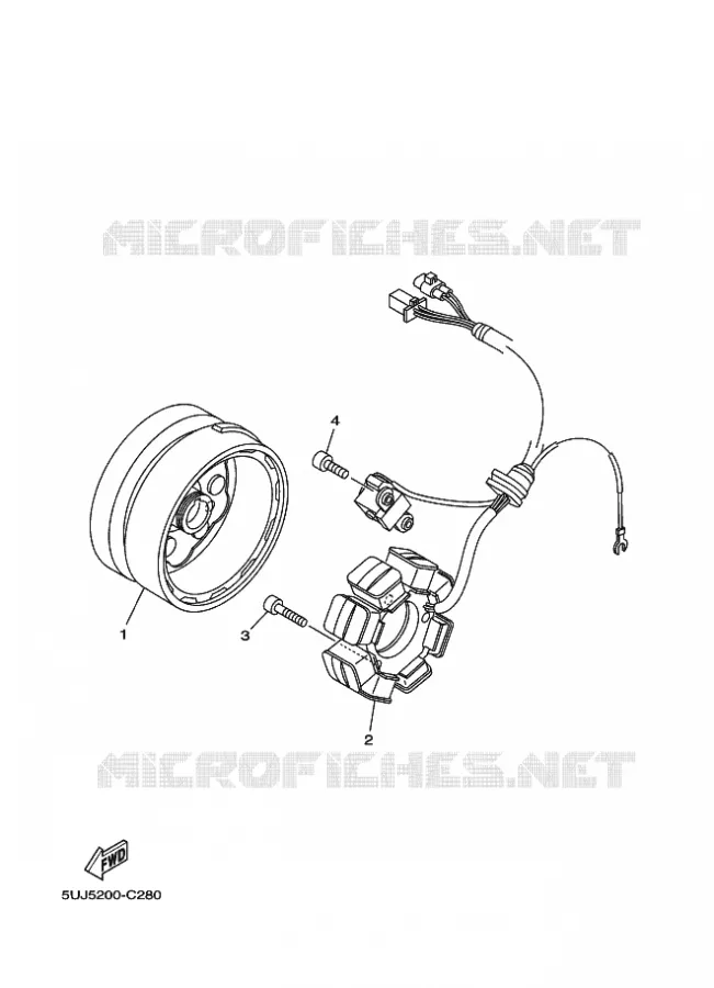DYNAMO Yamaha MOTO 110 2009 CRUX  YD110S