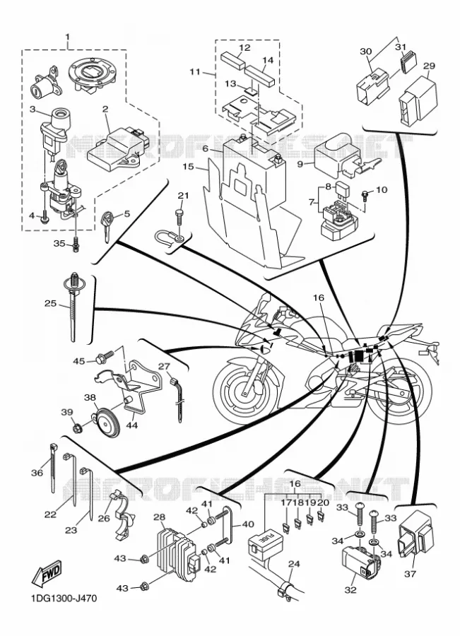 ELECTRISCH 2 Yamaha MOTO 600 2014 XJ6  XJ6FA