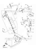 REMPOMP ACHTER voor Yamaha DIVERSION 600 F ABS 2016