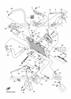 RADIATEUR / SLANG voor Yamaha DIVERSION 600 F ABS 2016