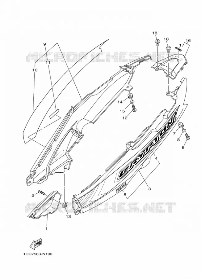 ZIJKUIPDEEL Yamaha SCOOTER 110 2014 CRYPTON  T110C