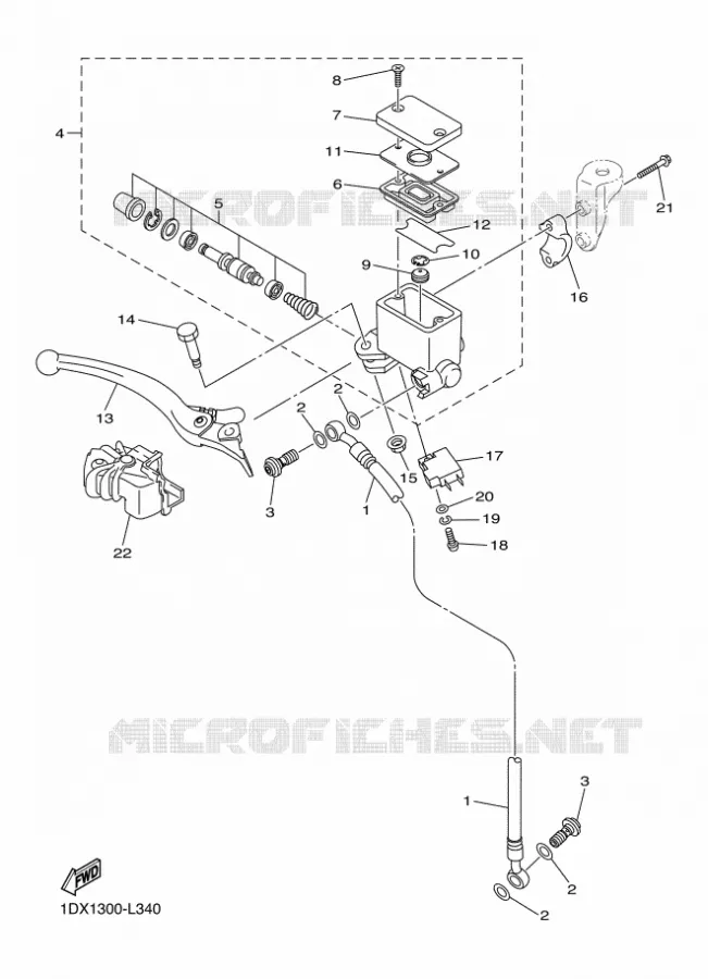 REMPOMP VOOR Yamaha MOTO 450 2014 WRF  WR450F