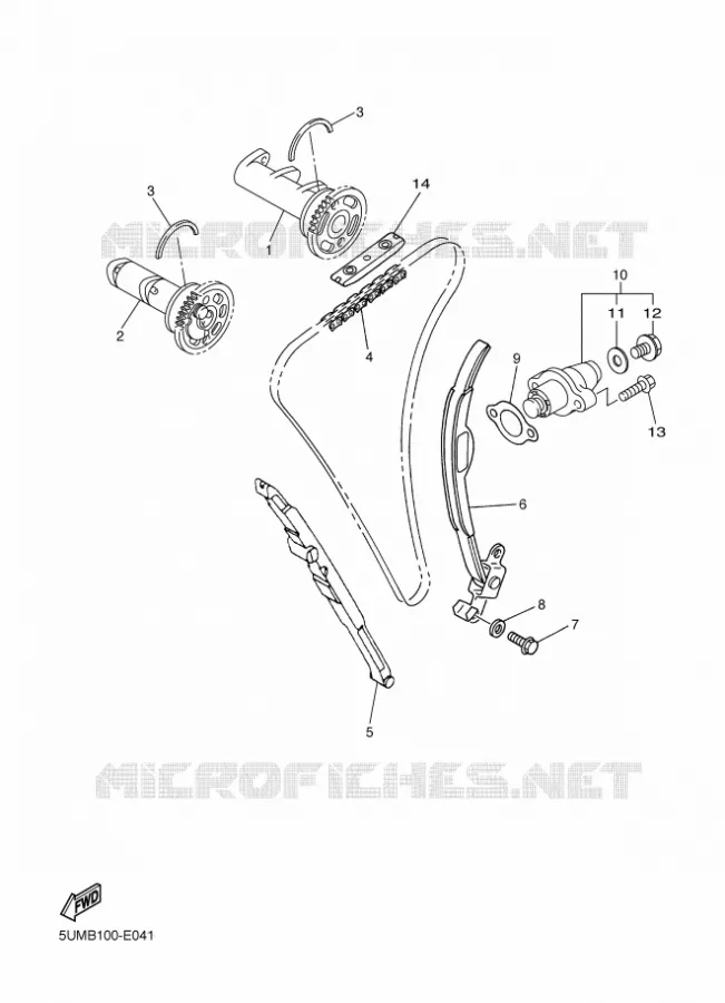 NOKKENAS / KETTING Yamaha MOTO 250 2014 WRF  WR250F