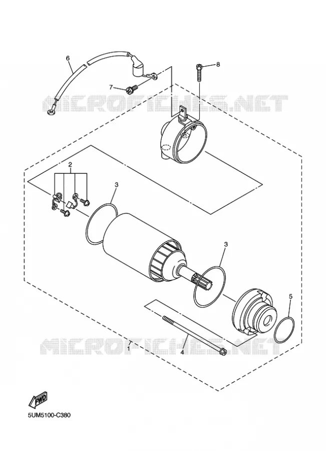STARTMOTOR Yamaha MOTO 250 2014 WRF  WR250F