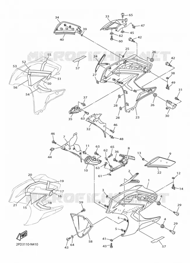 KUIP 2 Yamaha MOTO 1300 2014 FJR  FJR1300A