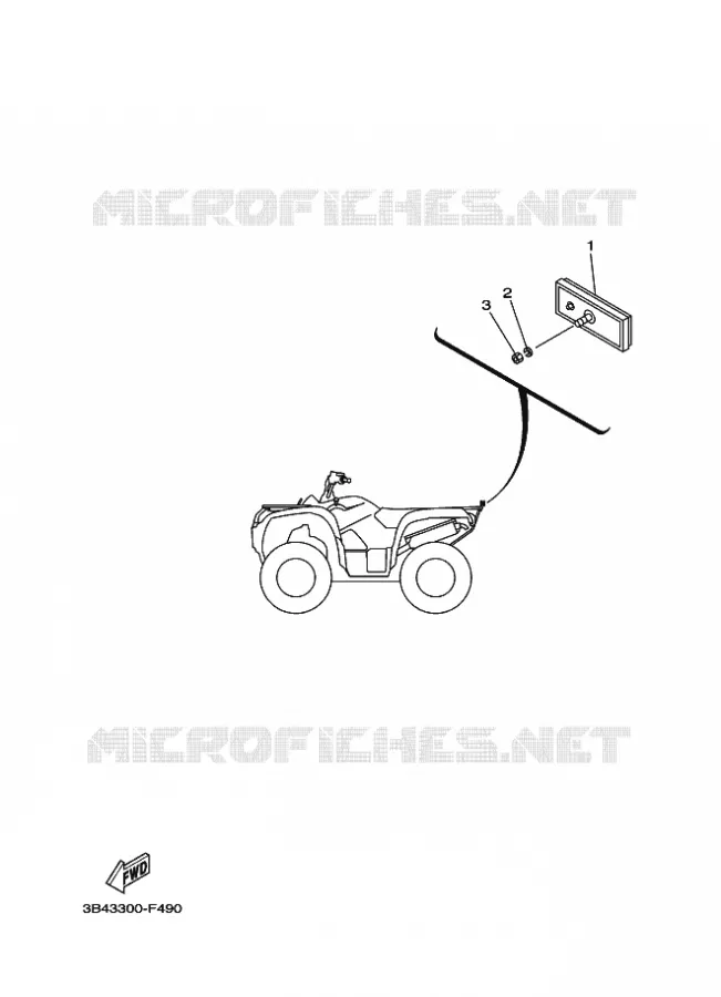 ELECTRISCH 2 Yamaha QUAD 550 2015 GRIZZLY  YFM550FWA