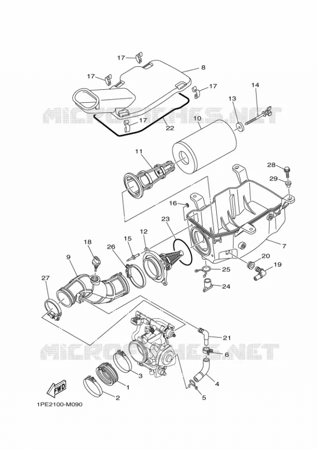 INLAAT Yamaha QUAD 700 2013 RAPTOR  YFM700RYFM7RD