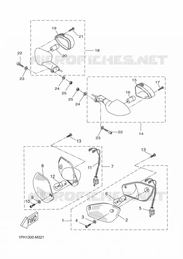 KNIPPERLICHT Yamaha SCOOTER 50 2016 NITRO  NS50