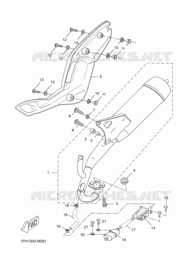 UITLAAT Yamaha SCOOTER 50 2016 NITRO  NS50