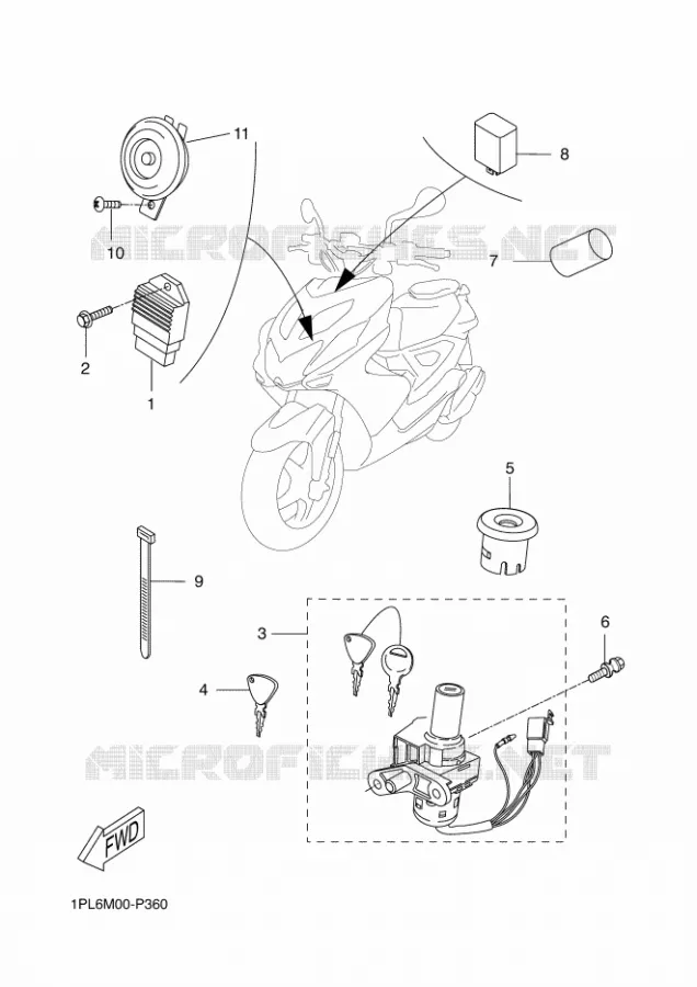 ELECTRISCH 1 Yamaha SCOOTER 50 2016 NITRO  NS50N