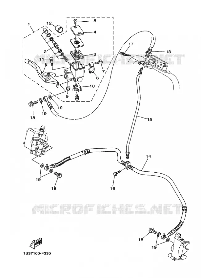 REMPOMP VOOR Yamaha QUAD 700 2008 RAPTOR  YFM700R