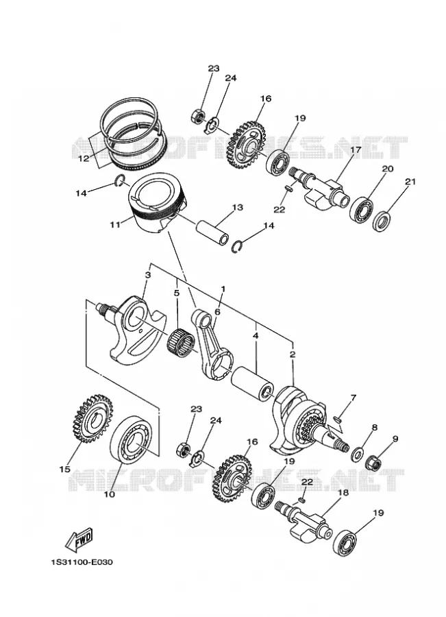 KRUKAS / ZUIGER Yamaha QUAD 700 2008 RAPTOR  YFM700RYFM70RSPX
