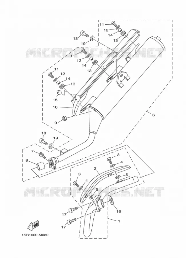 UITLAAT Yamaha MOTO 125 2017 XTZ  XTZ125E