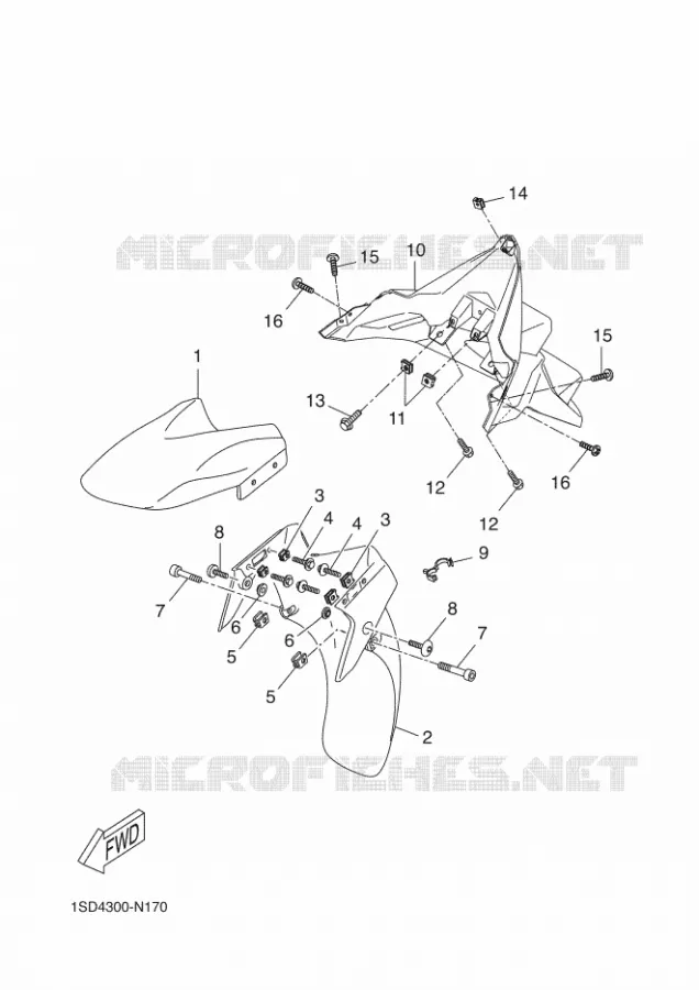 SPATBORD Yamaha SCOOTER 400 2017 EVOLIS  YP400RA