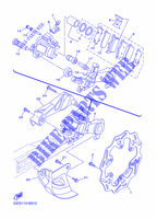 REMKLAUW ACHTER voor Yamaha YZ450F 2014