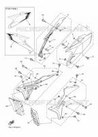 ZIJKUIPDEEL voor Yamaha YZ450F 2014