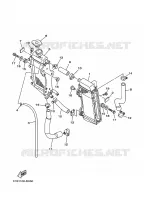 RADIATEUR / SLANG voor Yamaha YZ 125 2016