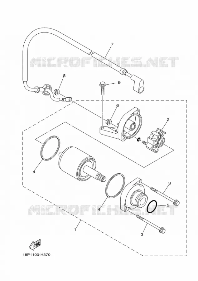 STARTMOTOR Yamaha QUAD 450 2014 YFZ R  YFZ450RYFZ450RSE