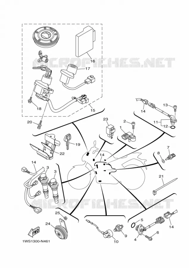 ELECTRISCH 2 Yamaha MOTO 700 2016 MT  MT07