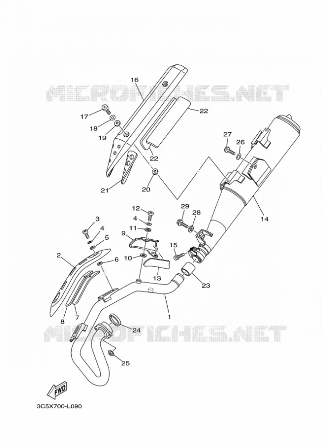 UITLAAT Yamaha MOTO 250 2015 XT  XT250