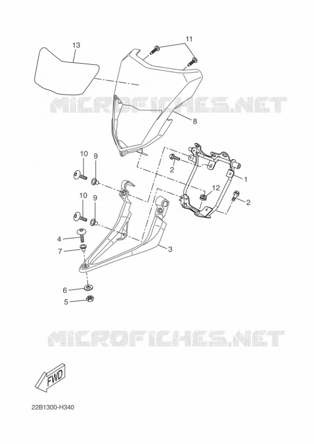 KAP 1 Yamaha MOTO 125 2009 WR-R  WR125R