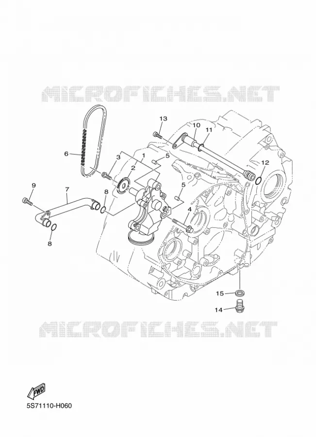 OLIEPOMP Yamaha MOTO 950 2012 MIDNIGHT STAR  XVS950A