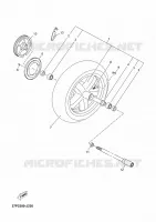 VOORWIEL voor Yamaha YP125RA 2012