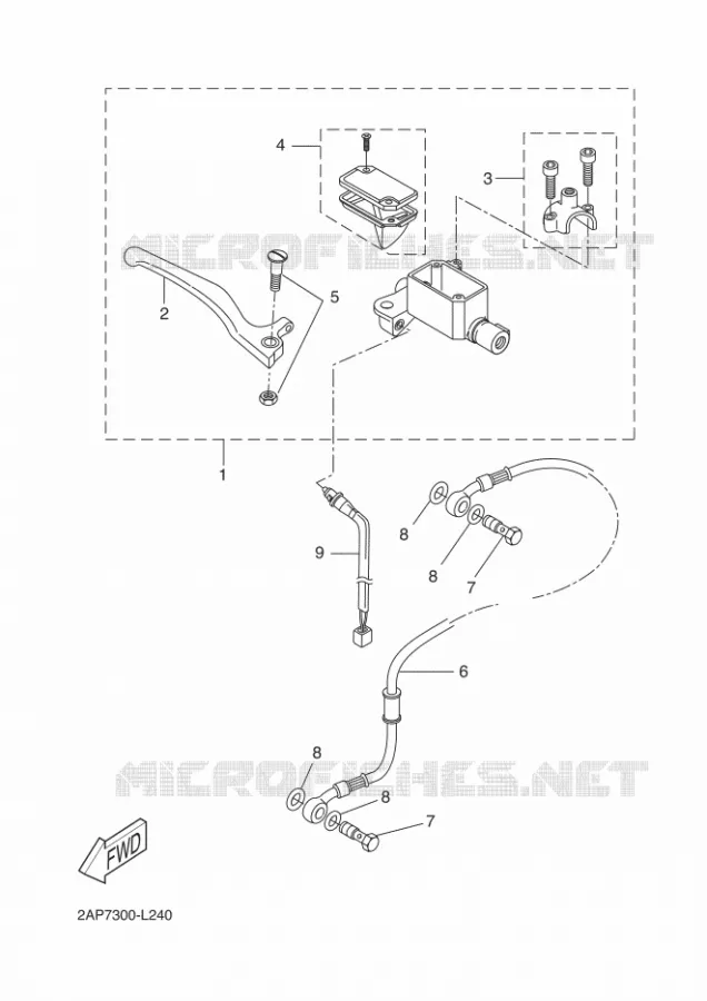 REMPOMP VOOR Yamaha SCOOTER 50 2012 MBK OVETTO 4T  YN50F