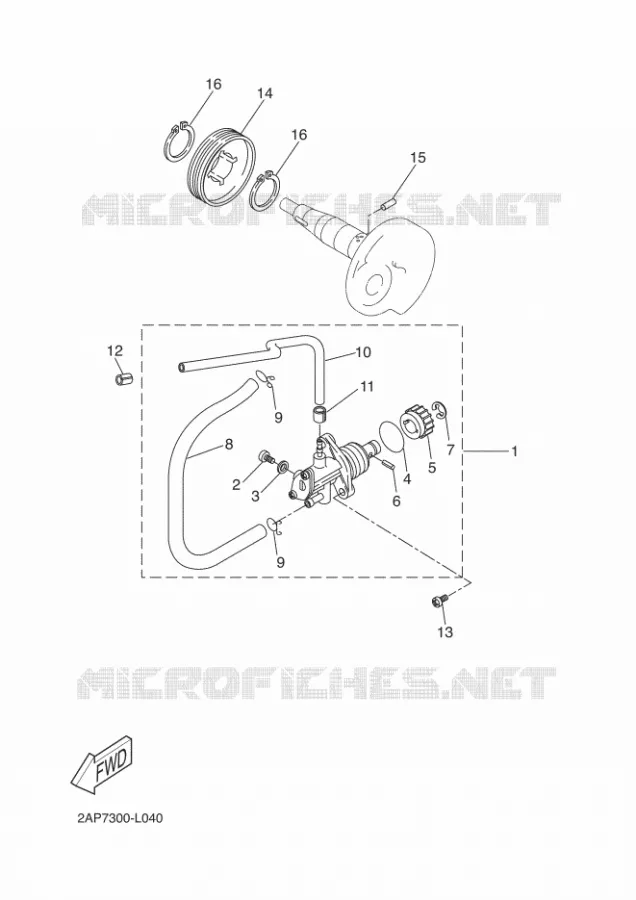 OLIEPOMP Yamaha SCOOTER 50 2012 NEOS  YN50