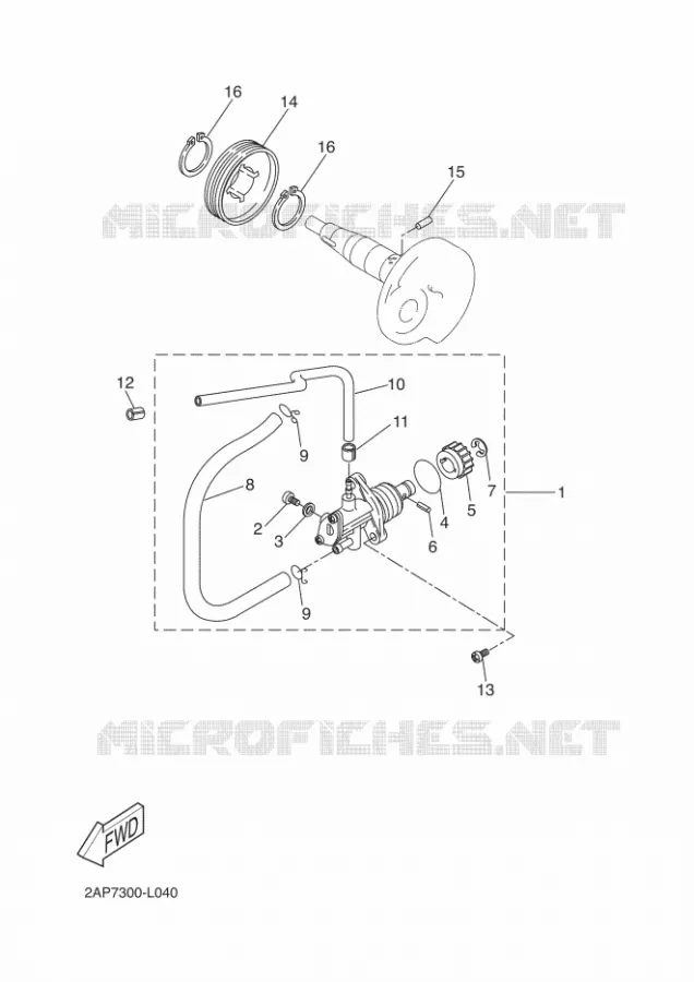 OLIEPOMP Yamaha SCOOTER 50 2012 NEOS  YN50