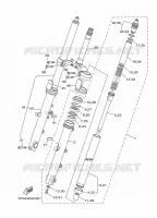 VOORVORK voor Yamaha TDM900A 2009