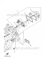 ACHTERLICHT voor Yamaha TDM900A 2009