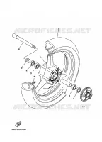VOORWIEL voor Yamaha TDM900A 2009