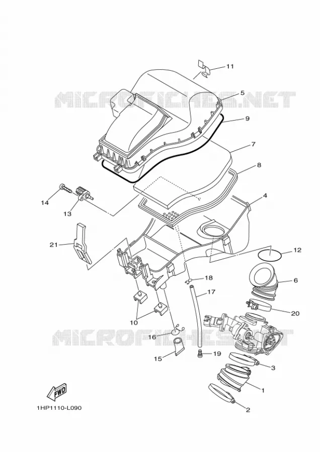 INLAAT Yamaha QUAD 700 2014 GRIZZLY  YFM700FWADYFM700PE
