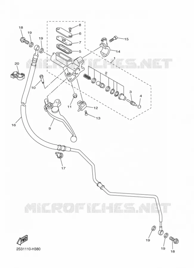 KOPPELINGS POMP Yamaha MOTO 1700 2016 VMAX  VMX17