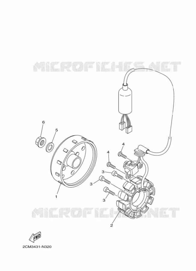 DYNAMO Yamaha SCOOTER 125 2016 TRICITY  MW125