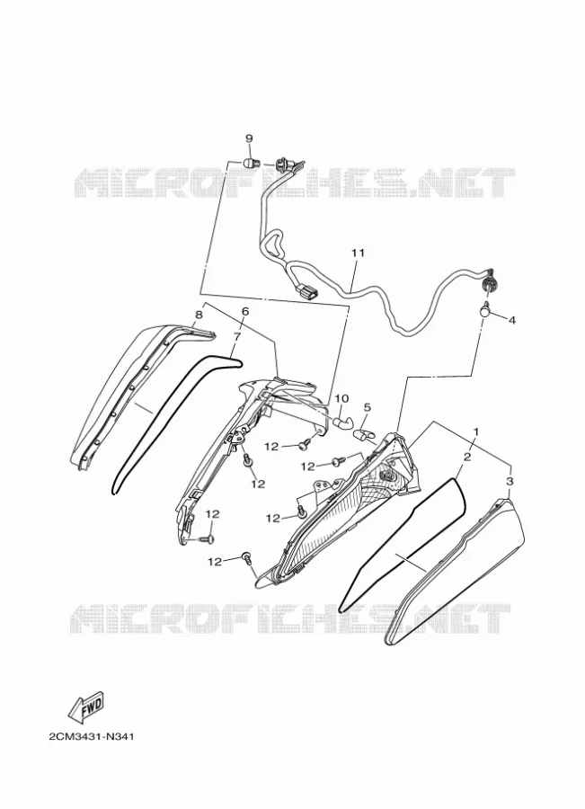 KNIPPERLICHT Yamaha SCOOTER 125 2016 TRICITY  MW125