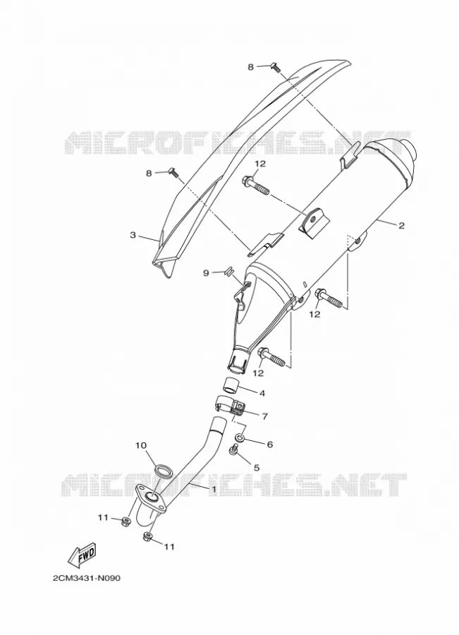 UITLAAT Yamaha SCOOTER 125 2016 TRICITY  MW125A
