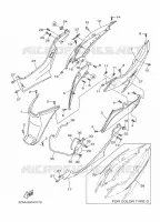 ZIJKUIPDEEL voor Yamaha TRICITY 125 ABS 2016
