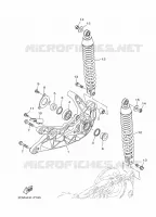 ACHTERBRUG / SCHOKBREKER voor Yamaha TRYPTIK 125 ABS 2016