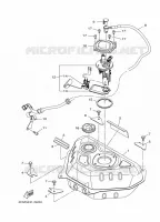 BENZINE TANK voor Yamaha TRYPTIK 125 ABS 2016